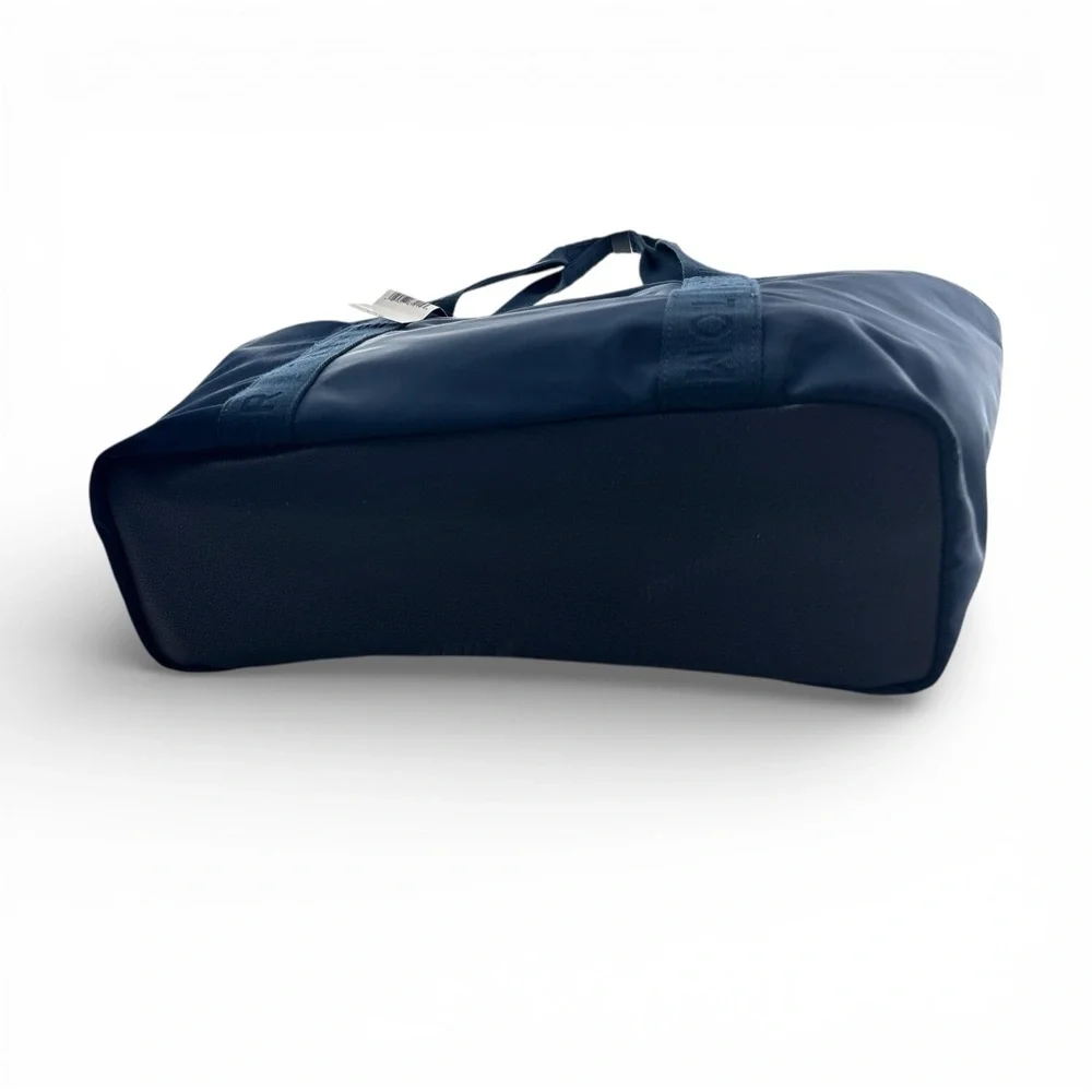 Tommy Hilfiger Navy Blue Nylon Tote Teacher Work Laptop Travel Preppy Bag School